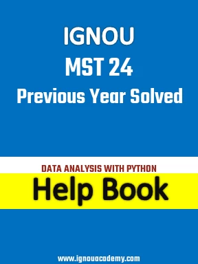 IGNOU MST 24 Previous Year Solved Question Paper